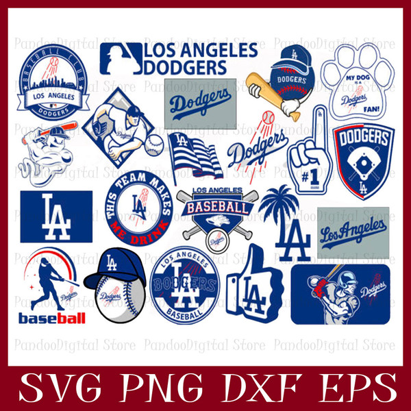 Los Angeles Dodgers Logo svg, Los Angeles Dodgers png, Cricu - Inspire  Uplift