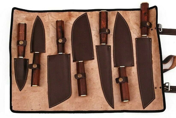 Handforged Chef Knife Set, Damascus Steel Knives, Chef Knives Set, Kitchen Knives Set, Chef Knife Set, Handmade Knife 2.jpg
