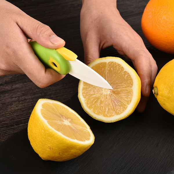 New Cool Fruit Sharp Cutting Ceramic Pocket Knife Folding ABS