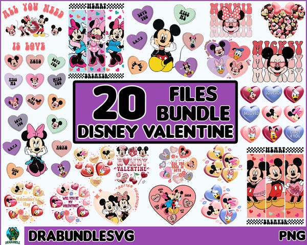20 Happy Valentine's Day Png, File Valentine Bundle Png, Cartoon Character Design Png, Digital Download, Valentine's Day PNG High quality, Instant download.jpg