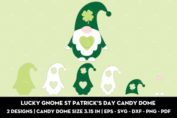 Lucky gnome St Patrick's Day candy dome cover 4.jpg