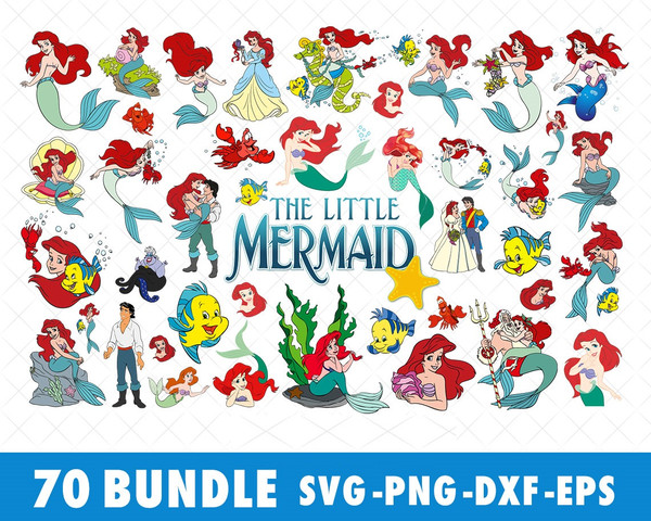 Ariel-Disney-Princess-Little-Mermaid-SVG-Bundle-Files-for-Cricut-Silhouette-Ariel-Disney-Princess-SVG-Cut-File-Ariel-Disney-Princess-SVG-PNG-EPS-DXF-Files.jpg