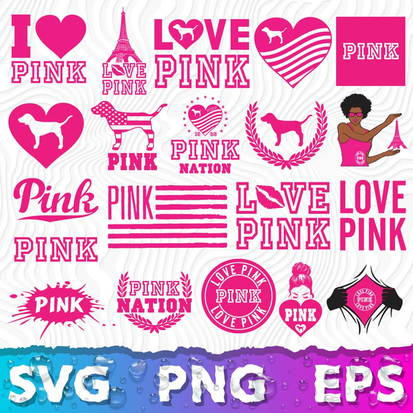 LOVE PINK type by Victoria's Secret