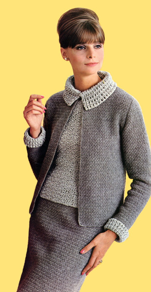 women suit crochet pattern