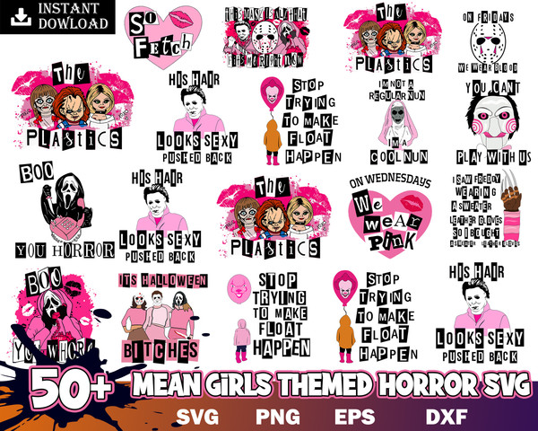 50 File Mean Girls svg, Mean Girls Bundle svg, Horror svg ep - Inspire  Uplift