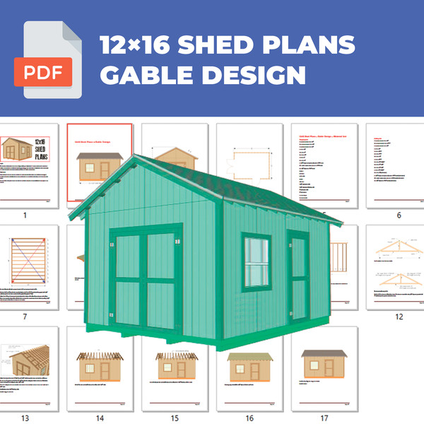 12×16 Shed Plans – Gable Design (4).png