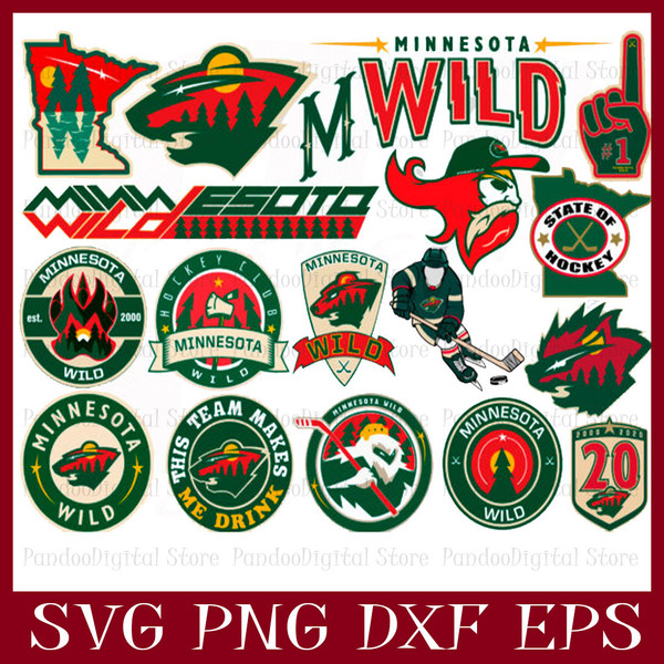 Minnesota Wild Logo SVG, Mn Wild Logo, Minnesota Wild Emblem - Inspire  Uplift