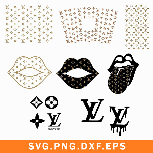 Louis Vuitton Bundle Svg, Louis Vuitton Svg, LV Logo Svg, Brand Fashiono  Svg, Png Dxf Eps File