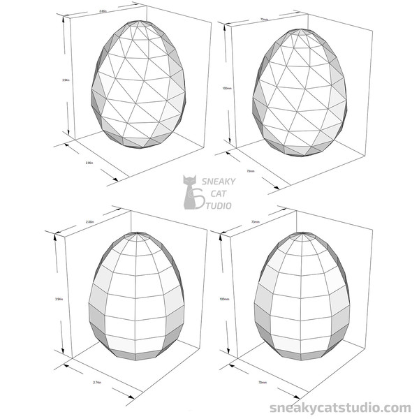 easter-eggs-decor-fake-food-paper-DIY-papercraft-low-poly-3D-Pepakura-PDF-Pattern-Download-paper-craft-Template-origami sculpture-model-wall-10.jpg