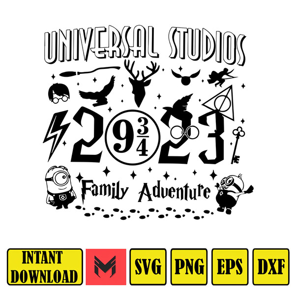 Universal Studios SVG, Family Vacation Svg, Universal Trip, Family Vacation 2023, 2023 Trip,Svg cut file for silhouette,Svg,Instant Download (9).jpg