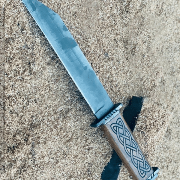 Beautiful Seax Knife, Medieval Viking Knife, Hunting Knife, Engaraving Knife With Sheath.png