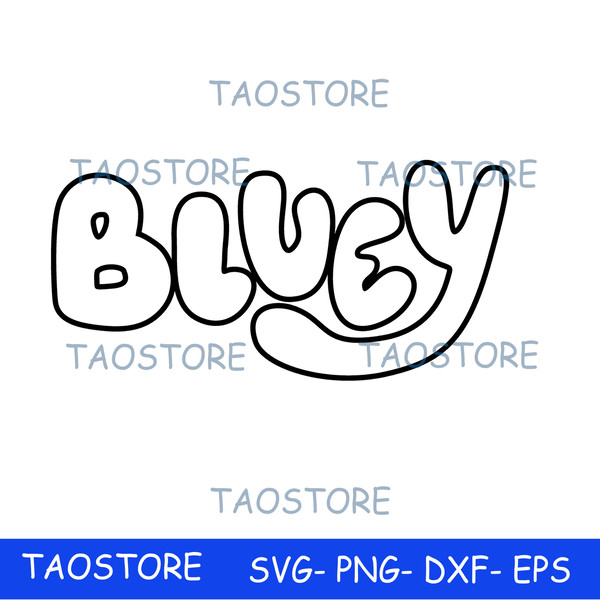 Bluey SVG , Bluey Cut Files for Cricut,  Bluey,  Bluey PNG, Bluey Layered Svg, Bluey Birthday Svg, BL05.jpeg