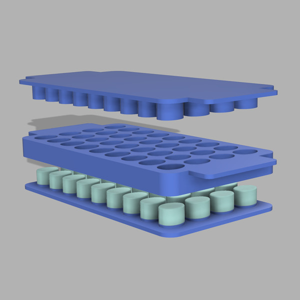 Embed tray Eggs 3d file
