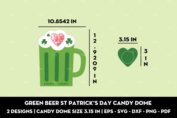 Green beer St Patricks Day candy dome cover 2.jpg