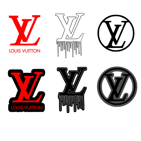 Louis Vuitton SVG, PNG, LV Bundle Svg, Brand Logo SVG, LV Pattern Svg