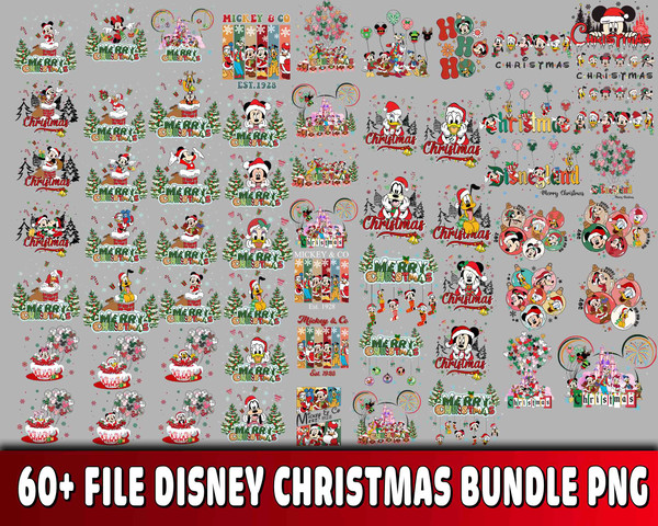 60+ file Disney christmas bundle PNG.jpg
