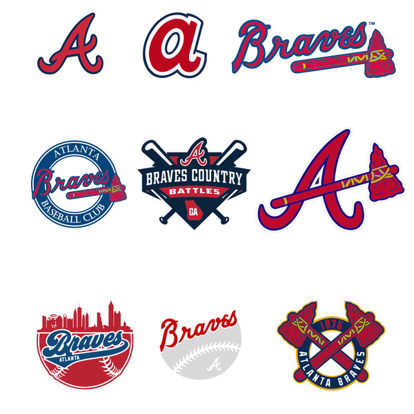 Atlanta Braves Logo Bundle File Svg, Sport Svg, Sport Logo Svg, Baseball  Svg, Baseball Lover Svg, Atlanta Braves Svg, At
