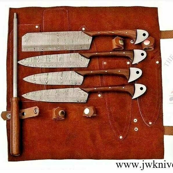 Knife Set, Kitchen Knives,camping Knife, Handmade Knife, Handforged Knife Set, Chef Knife Set, Handmade Custom Knife 1.jpg