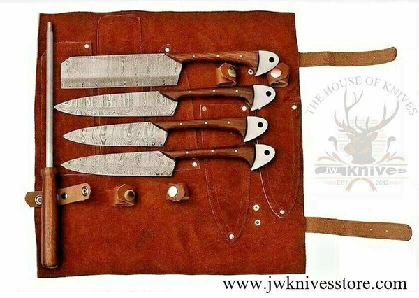 Kitchen Knives Set, HandForged Knife, Hunting Knife, Damascus knife, Survival Knife, Handmade Knife, Handmade Knives 1.jpg