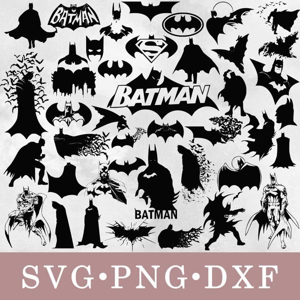 Batman svg, Batman bundle svg, png, dxf - Inspire Uplift