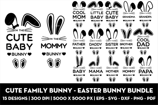 Cute family bunny - Easter bunny bundle cover.jpg