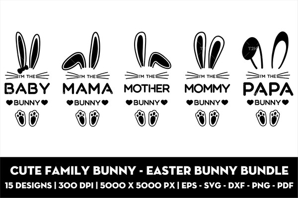 Cute family bunny - Easter bunny bundle cover 2.jpg