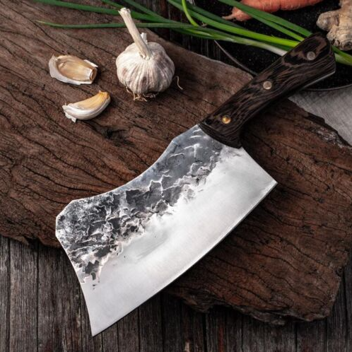 12 MEAT CLEAVER CHEF BUTCHER KNIFE Stainless Steel Chopper Full