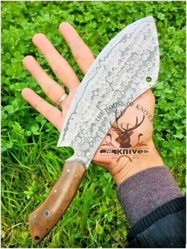 Handmade Forged Chinese Cleaver Chopping Butcher Chef's Knife