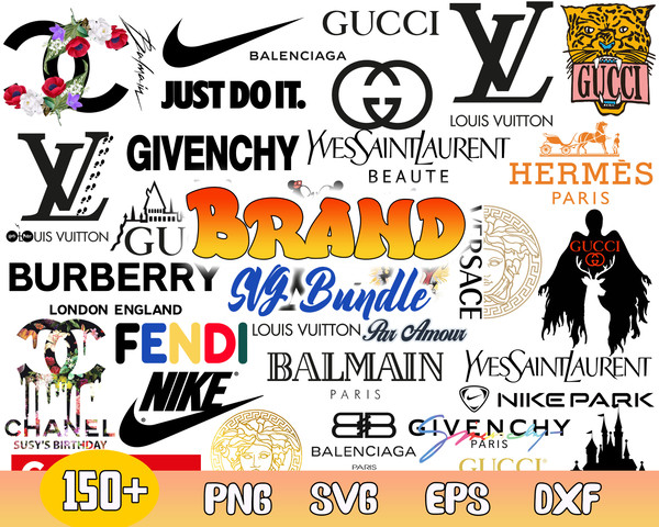 Brand Bundle Svg, Brand Logo Svg, Fashion Brand Svg, Png Dxf - Inspire  Uplift