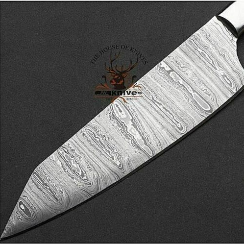 HandForged Knife, Bowie Knife, Hunting Knife, Custom Handmade Professional Damascus Steel Chef's knife, Chef knives 1.jpg