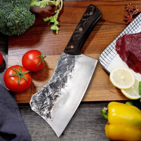 FULL TANG CUSTOM HANDMADE CARBON STEEL STEAK KNIFE CHEF KNIFE