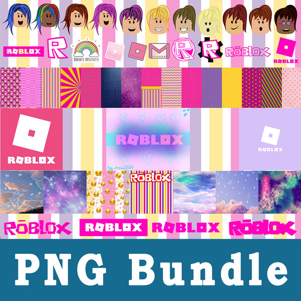 Roblox Girl 1 - PNG - Instant Digital Download
