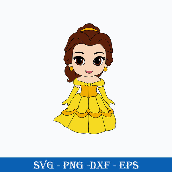 Baby Belle Svg, Beauty and the Beast Svg, Disney Princess S - Inspire ...