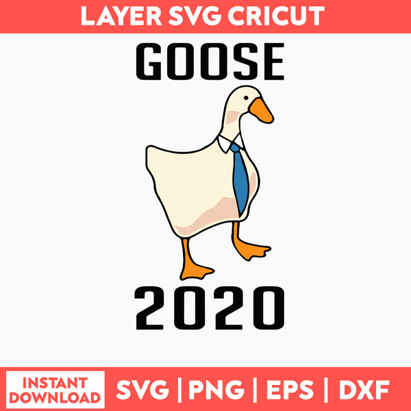 Duck Goose 2020 Svg, Duck Svg, Animal Svg, Png Dxf Eps File.jpg