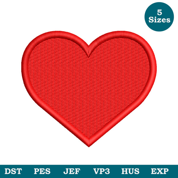 Mini Heart Machine Embroidery Design File Design - Instant Download Image 1.jpg
