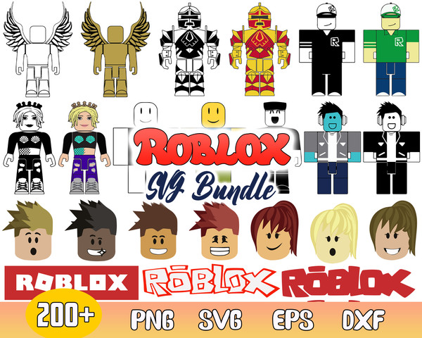 Roblox Bundle Svg, Roblox Face Svg, Roblox Character Svg, Ro - Inspire  Uplift