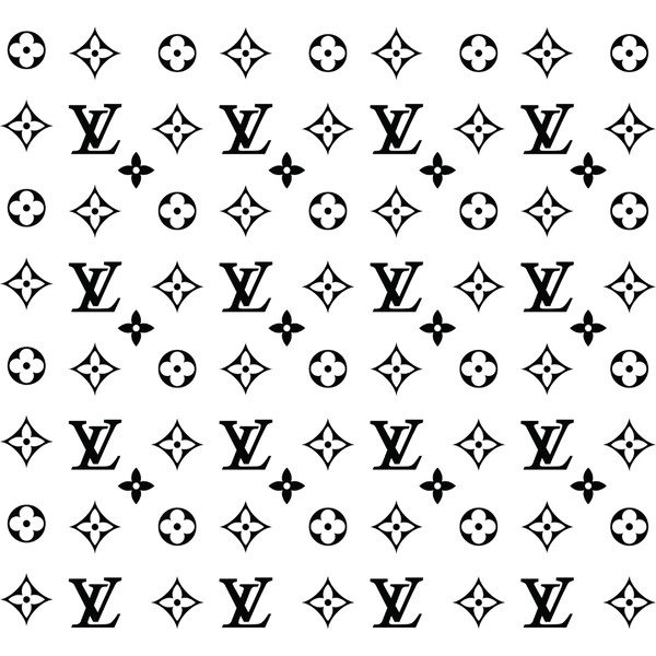 Louis Vuitton pattern Transparent SVG Free - Free SVG files