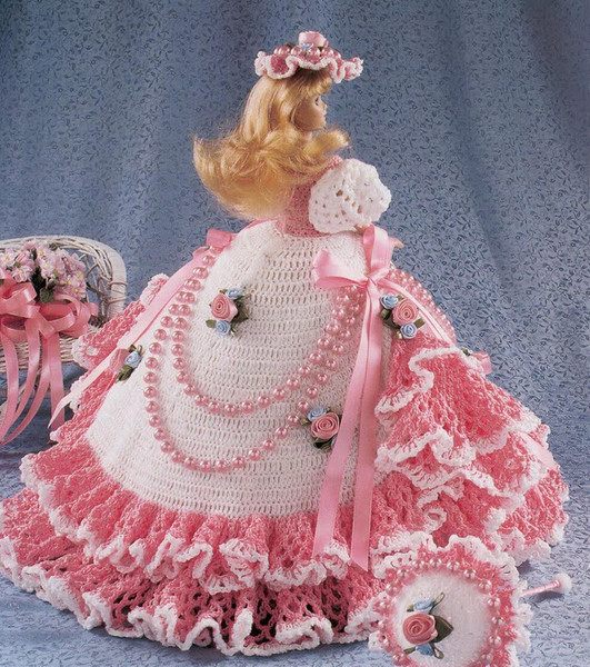 Elaborately Embellished 3-Piece Ensemble Crocheted for Your Fashion Doll (1).jpg