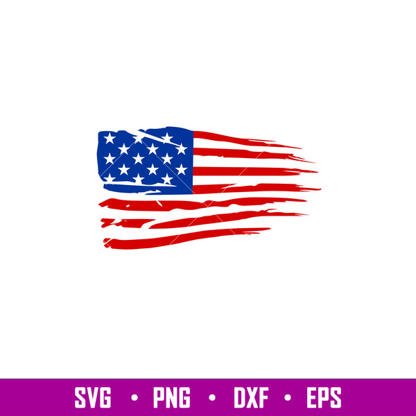 Distressed American Flag, Distressed American Flag Svg, 4th of July Svg, Patriotic Svg, Independence Day Svg, USA Svg,png, dxf, eps file.jpg