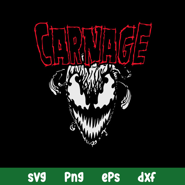 Carnage Venom Svg, Venom Svg, Venom Monster Svg, Png Dxf Eps File.jpg