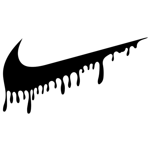 Dripping Nike SVG, Nike Drip SVG, Just Do It SVG, Dripping Nike Logo SVG