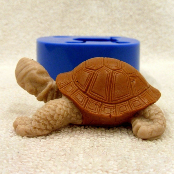 Tortoise soap and silicone mold