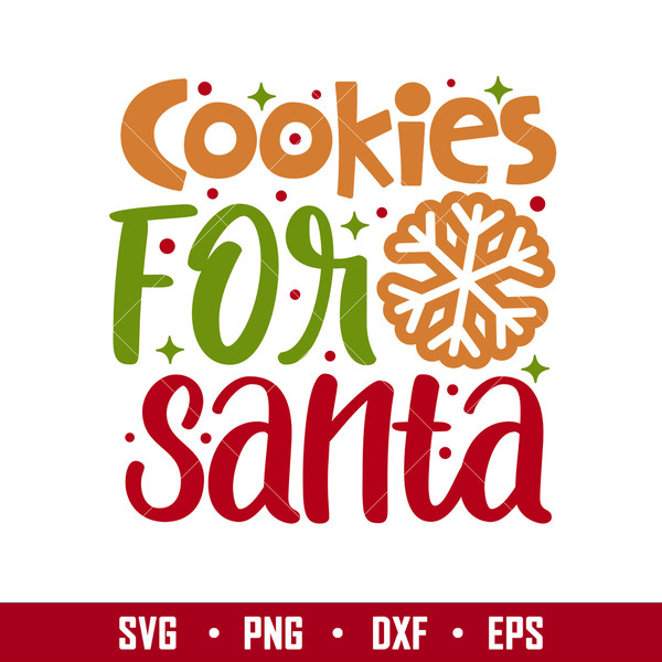 Cookies for Santa, Cookies for Santa Svg, Santa Plate Svg, Merry Christmas Svg, dxf, eps, png file.jpg