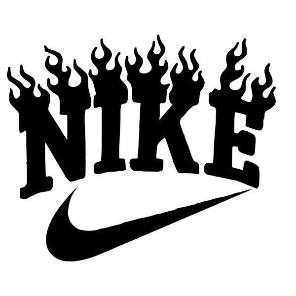 Stylish Nike Logo SVG & PNG Cut Files