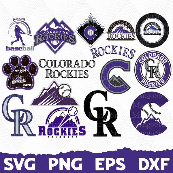 Colorado Rockies bundle, Colorado Rockies Logo svg, Colorado