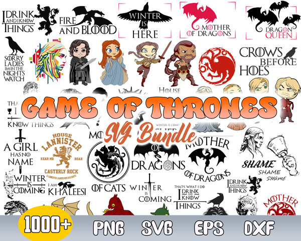 Game Of Thrones Bundle Svg, Game Of Thrones Big Svg, Fire And Blood Svg, Winter is coming Svg.jpg