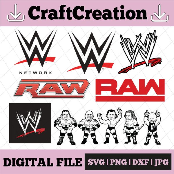 WWE svg, WWE Network svg, Boxing svg,Raw Svg, Raw Cut Files, - Inspire ...