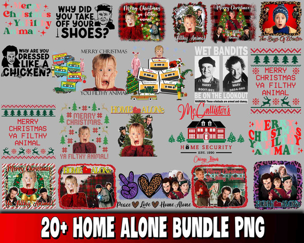 20+ Home Alone Bundle PNG.jpg