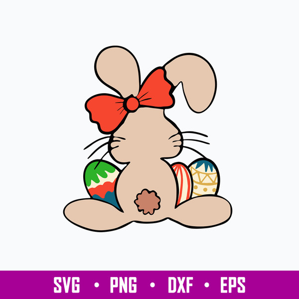 Rabbit Svg, Animal Svg, Png Dxf Eps File.jpg