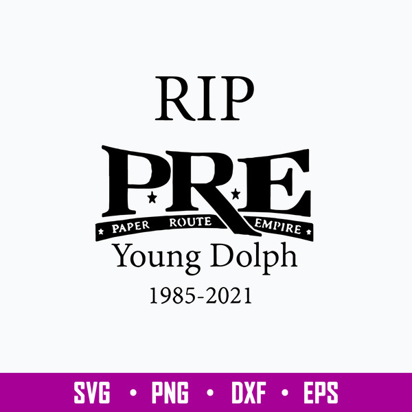 RIP Young Dolph 1985-2021 Rapper Hip Hop Legend Vintage Style Svg, Png Dxf Eps File.jpg